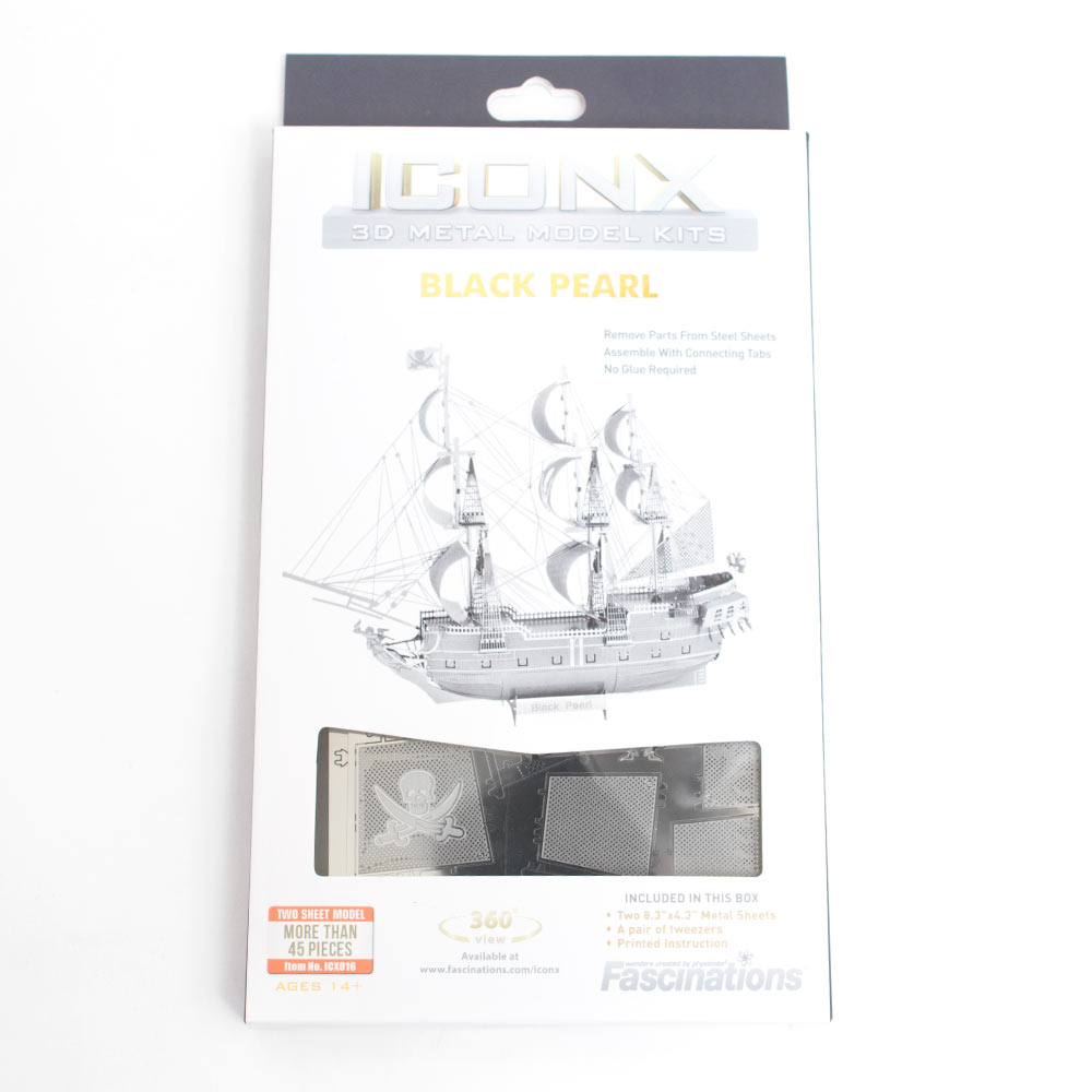 Metal Earth, Toys & Figurines, Metal, Art & School, ICX006 Black Pearl, 2423
